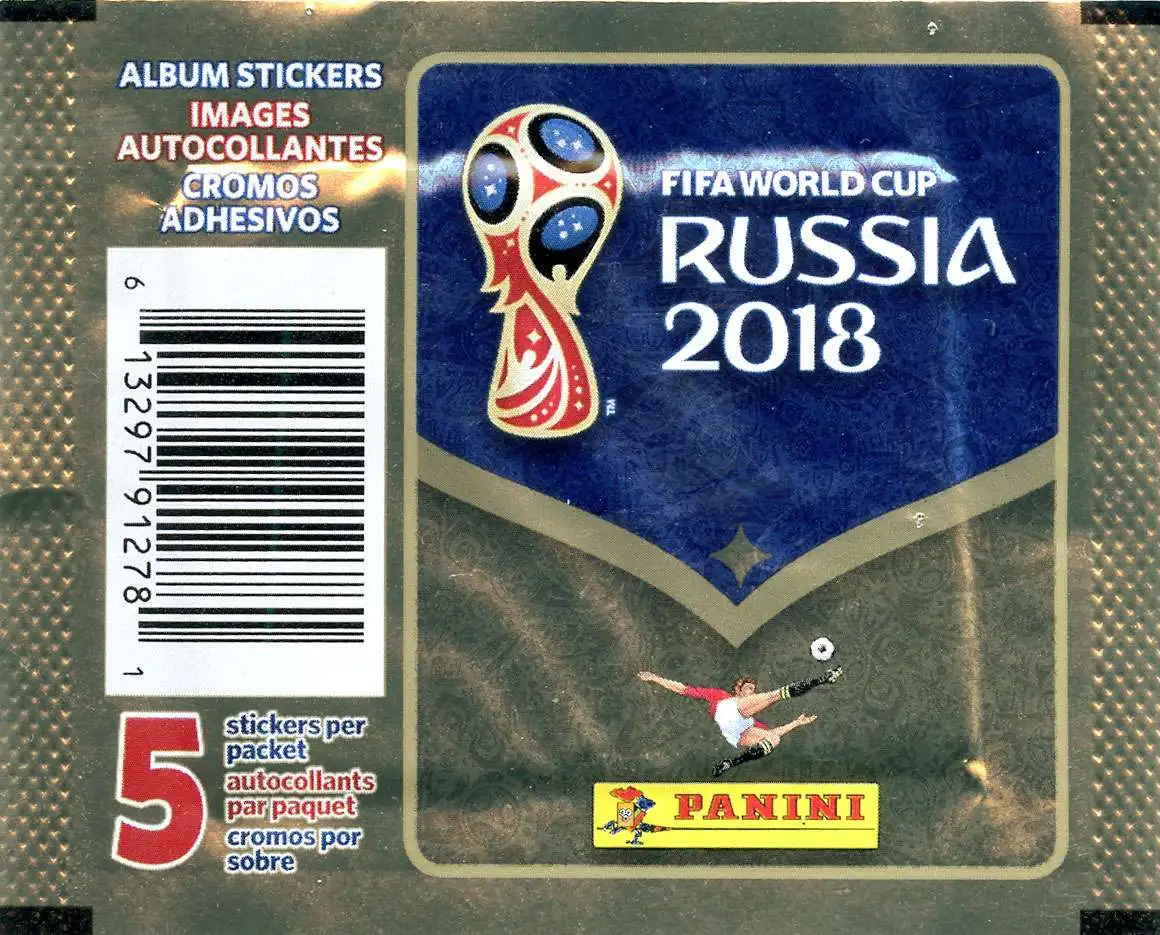  Panini FIFA World Cup 2018 Sticker Tin : Toys & Games