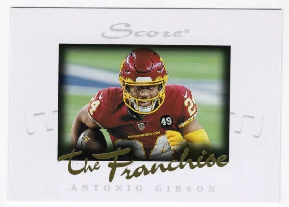 NFL 2021 Panini Instant Score The Franchise Antonio Gibson F32