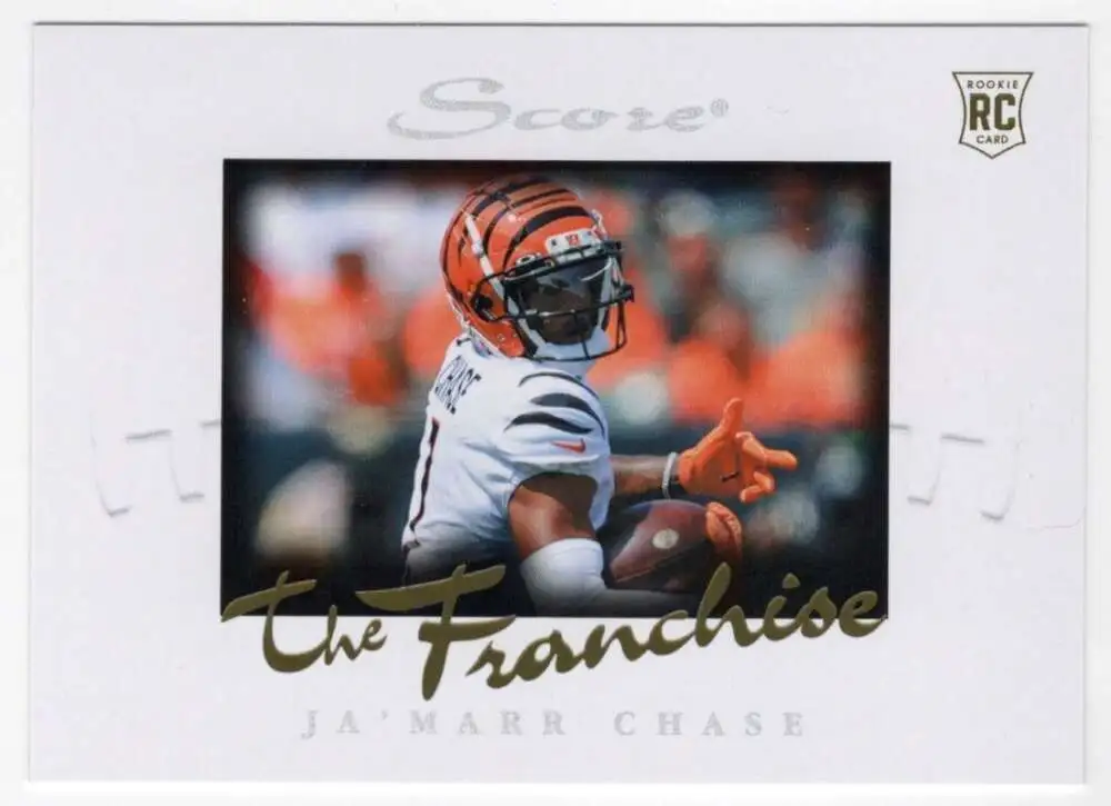 Jamarr Chase 2021 Rookie Card NFL Panini Contenders Rookie of 