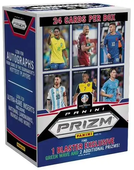 Prizm Panini Copa America Soccer Trading Card BLASTER Box [6 Packs]