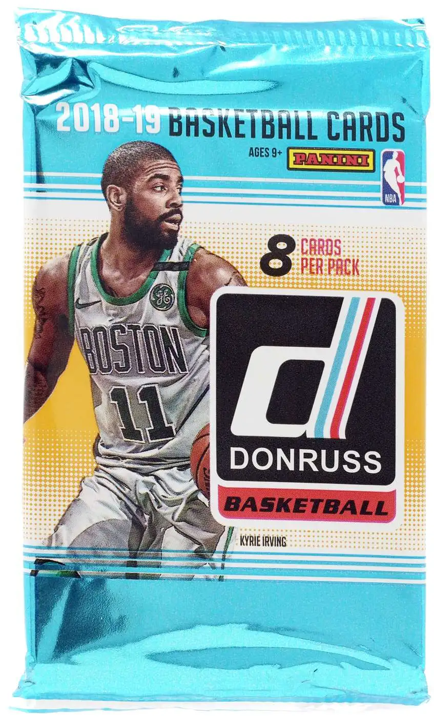 NBA Panini 2018-19 Donruss Basketball Trading Card RETAIL Pack 8 Cards ...