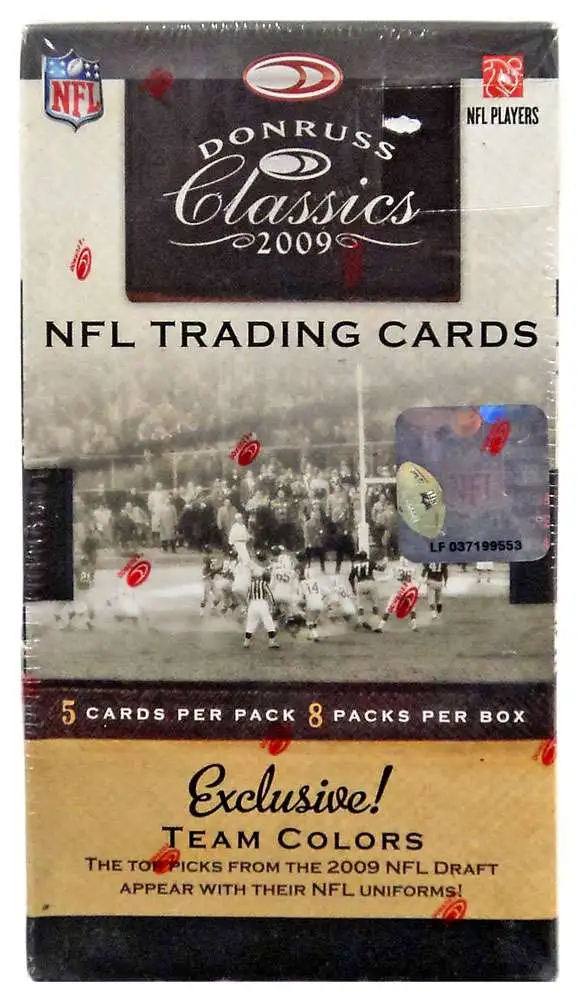 NFL Donruss 2009 Classic Football Trading Card BLASTER Box