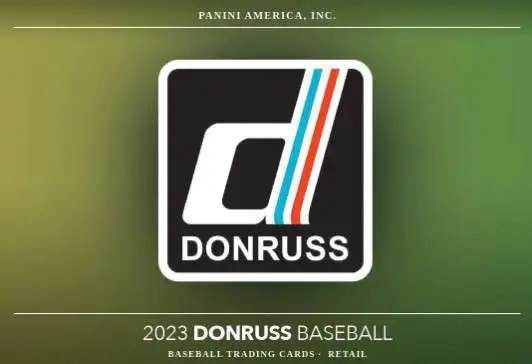 MLB Donruss 2023 Baseball Trading Card BLASTER Box [6 Packs, 12 Holo Purples & 6 Rapture Parallels ]