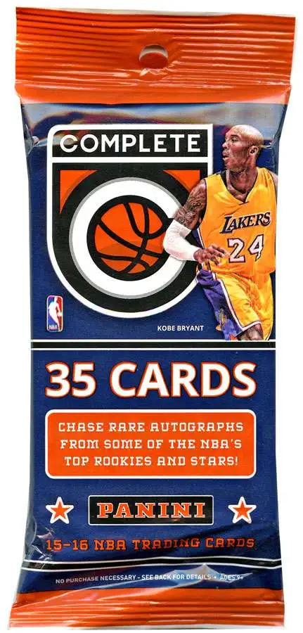 NBA Panini 2015-16 Complete Basketball Trading Card JUMBO Pack [35 Cards]