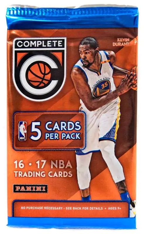 NBA Panini 2016-17 Complete Basketball Trading Card Pack [5 Cards]