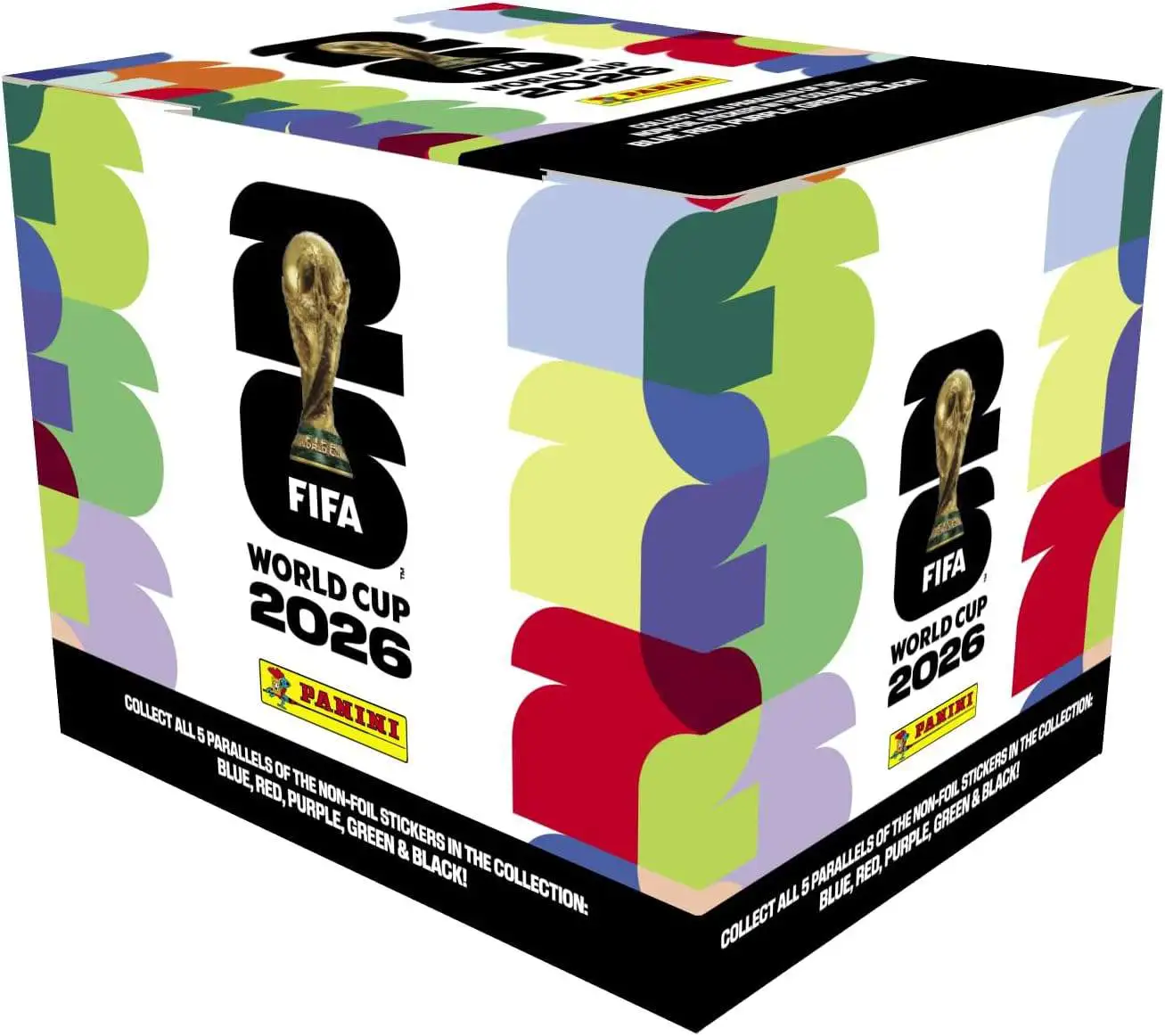 FIFA World Cup Panini 2026 Soccer Exclusive Sticker Box [50 Packs, Exclusive Orange Parallels!]
