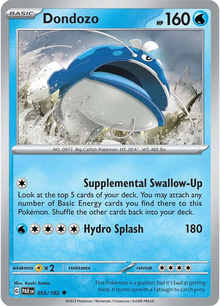 Pokemon Trading Card Game Paradox Rift Uncommon Dondozo #55