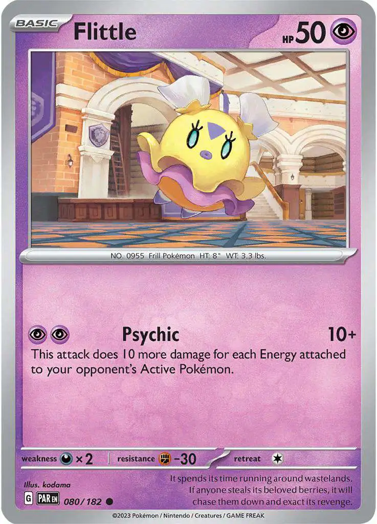 Pokemon Trading Card Game Paradox Rift Single Card Common Flittle 80 -  ToyWiz