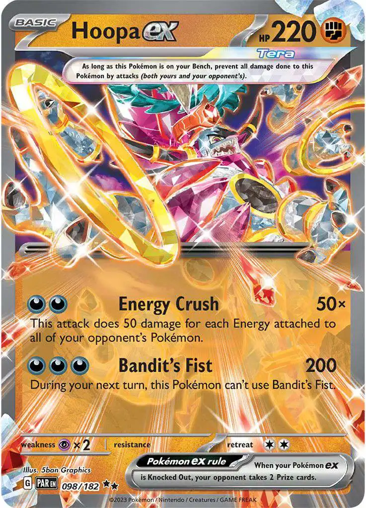 Pokemon Trading Card Game Paradox Rift Double Rare Hoopa ex #98