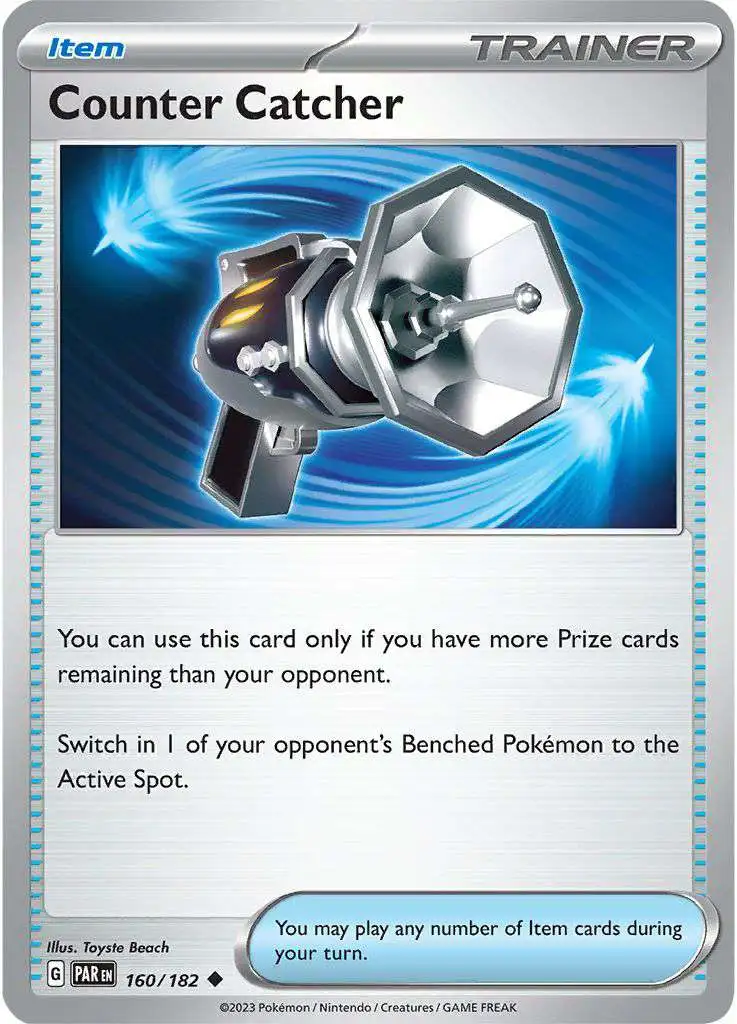 Pokemon Trading Card Game Paradox Rift Uncommon Counter Catcher #160