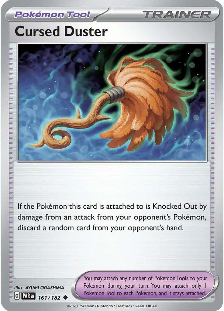 Pokemon Trading Card Game Paradox Rift Uncommon Cursed Duster #161