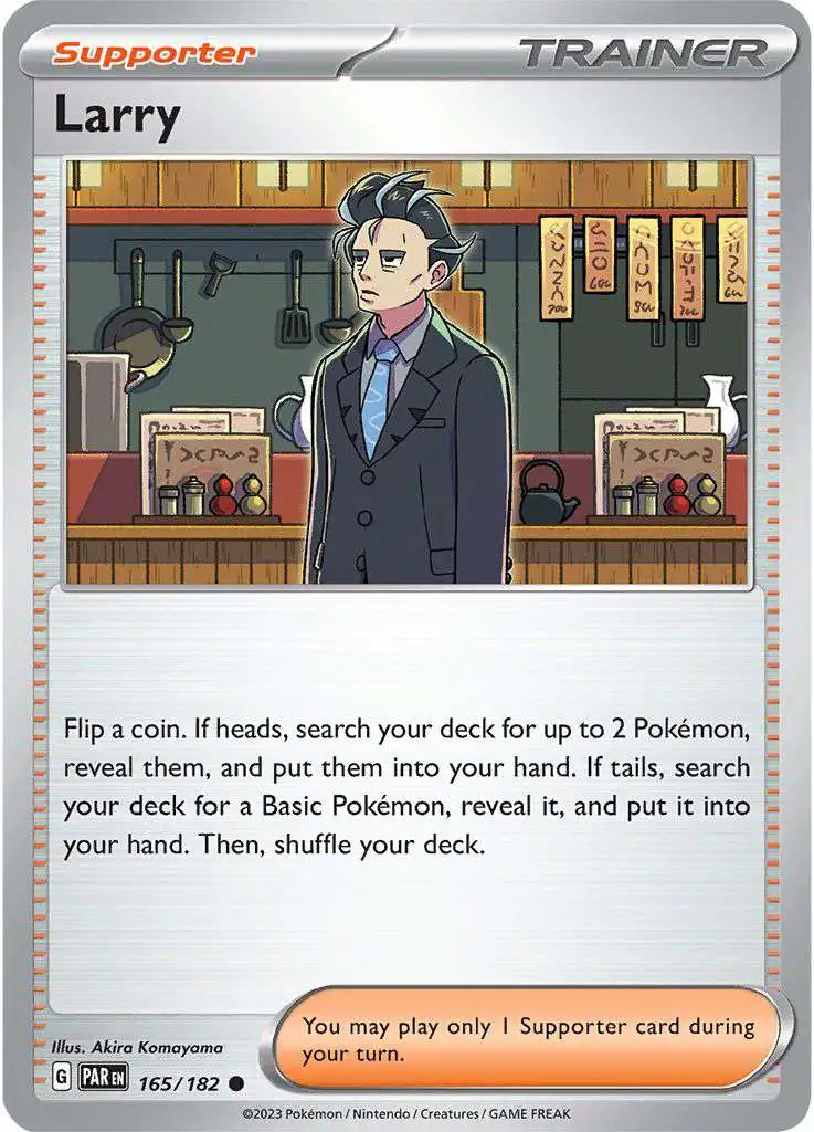 Pokemon Trading Card Game Paradox Rift Common Larry #165