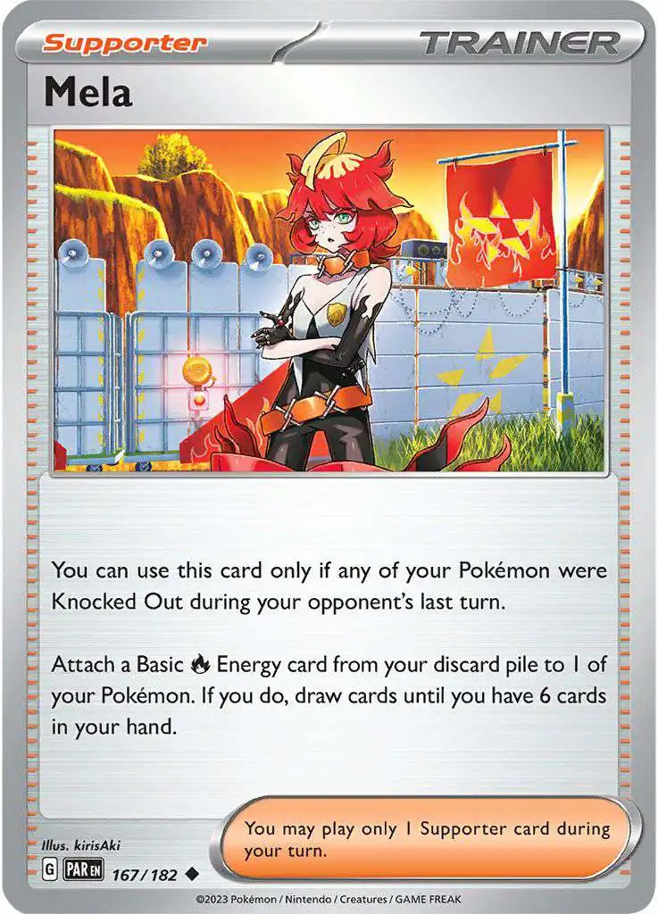 Pokemon Trading Card Game Paradox Rift Uncommon Mela #167