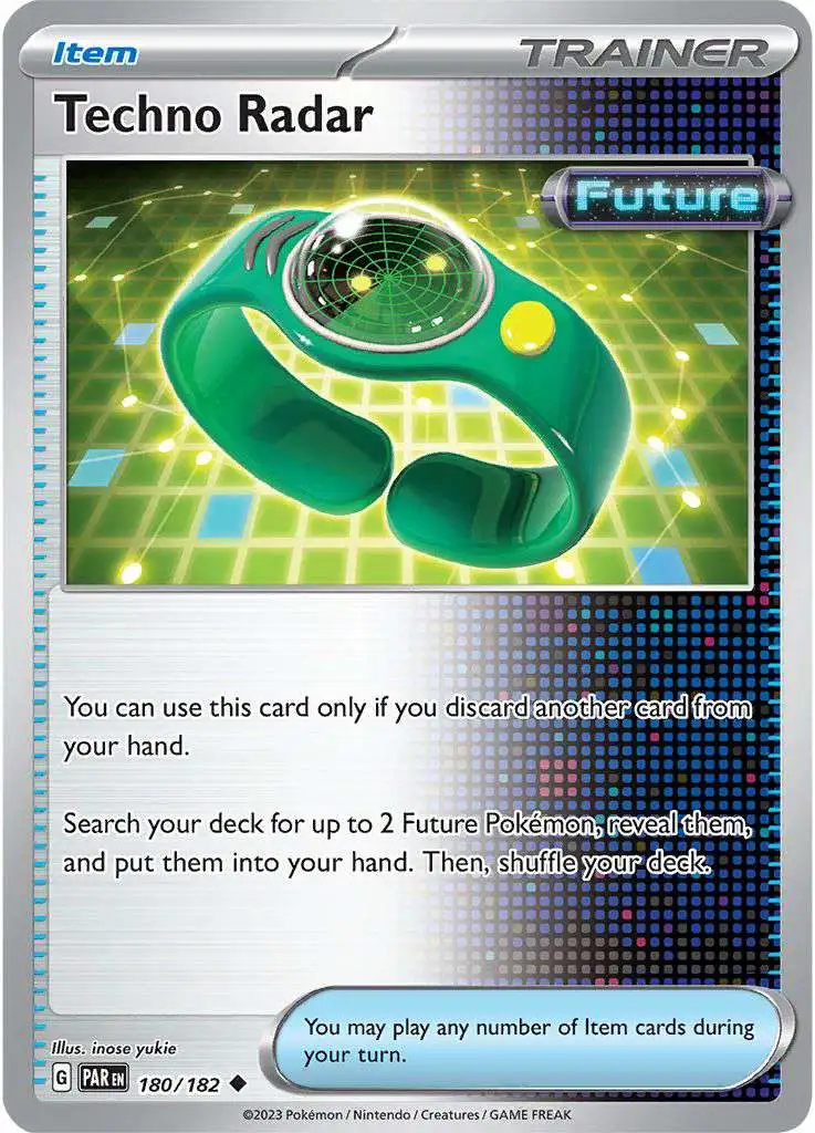 Pokemon Trading Card Game Paradox Rift Uncommon Techno Radar #180