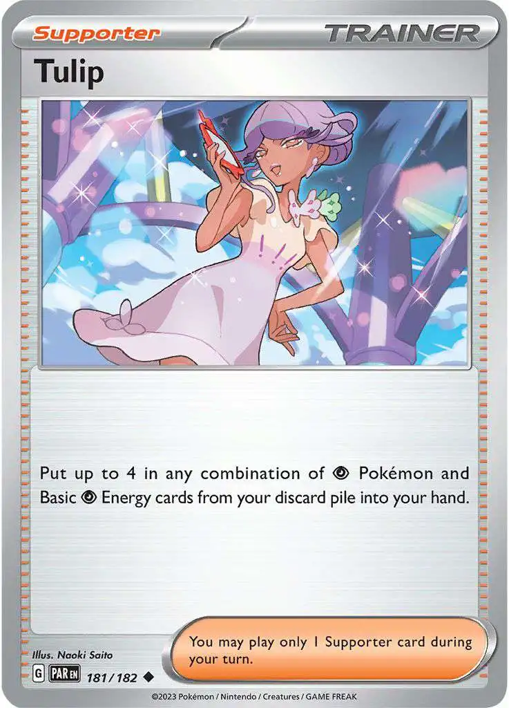 Pokemon Trading Card Game Paradox Rift Uncommon Tulip #181