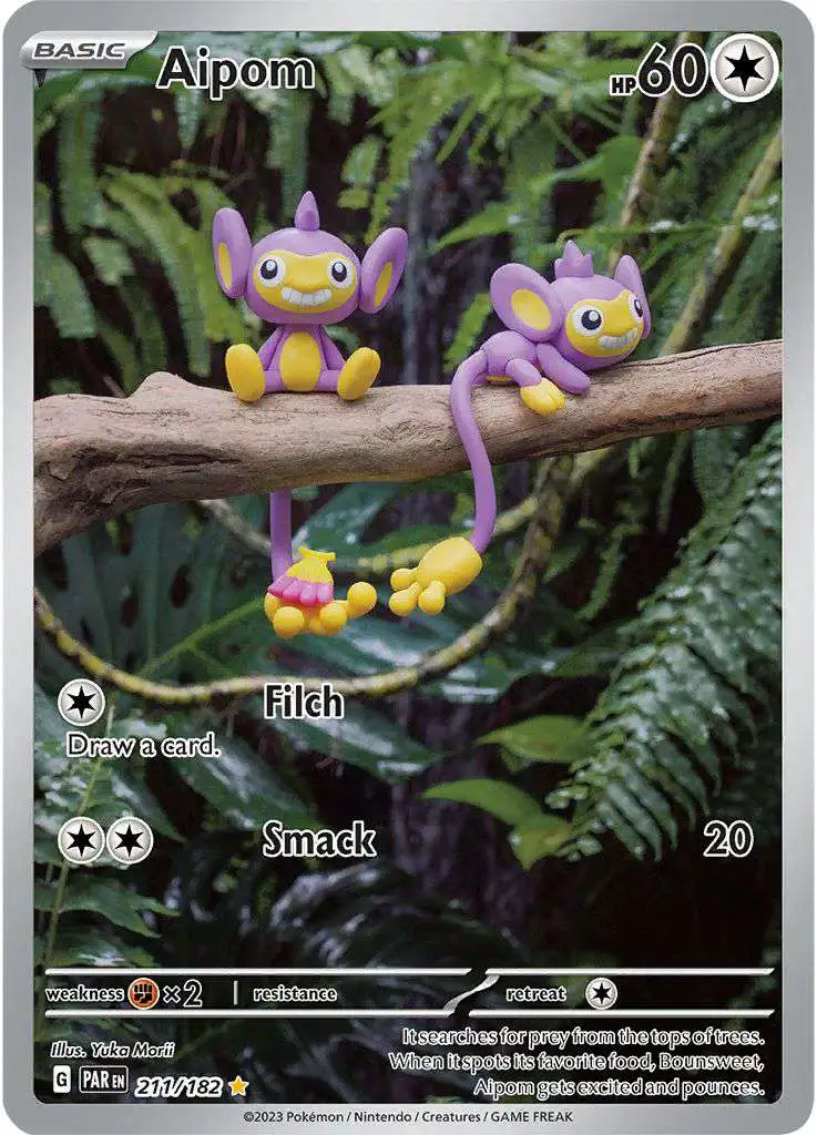 ポケモンカードゲーム aifood Pokemon Trading Card Game Paradox Rift Single Card Illustration