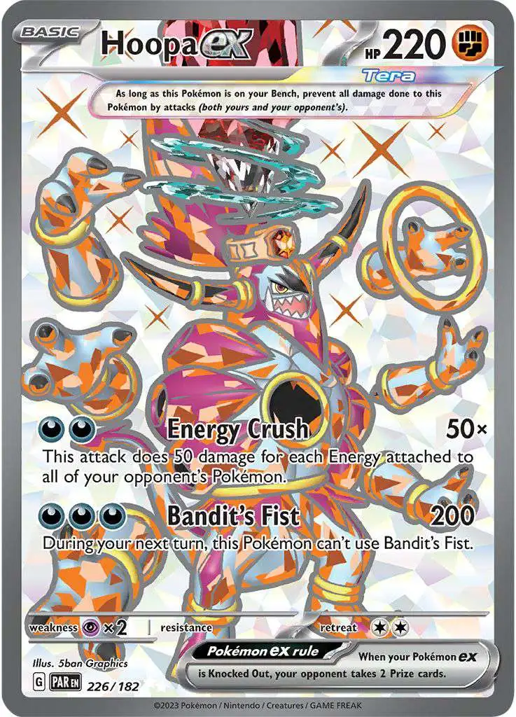 Pokemon Trading Card Game Paradox Rift Ultra Rare Hoopa ex #226