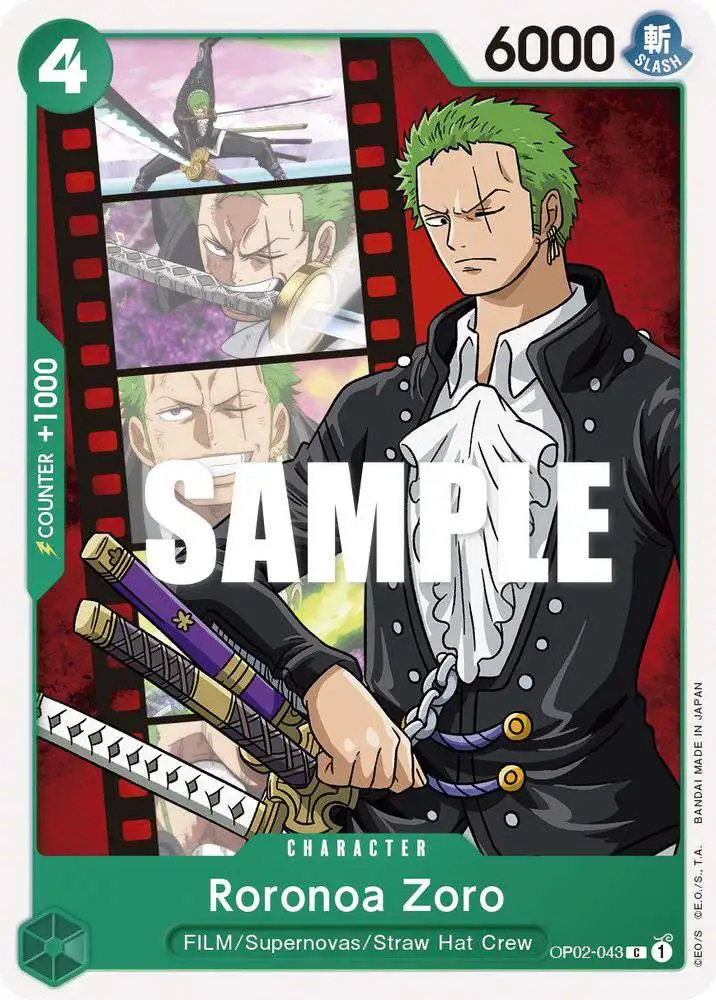 One Piece Trading Card Game Paramount War Single Card Common Roronoa ...