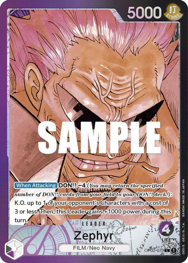 ONE PIECE Card Game OP02-072 LP Z (Rank A)