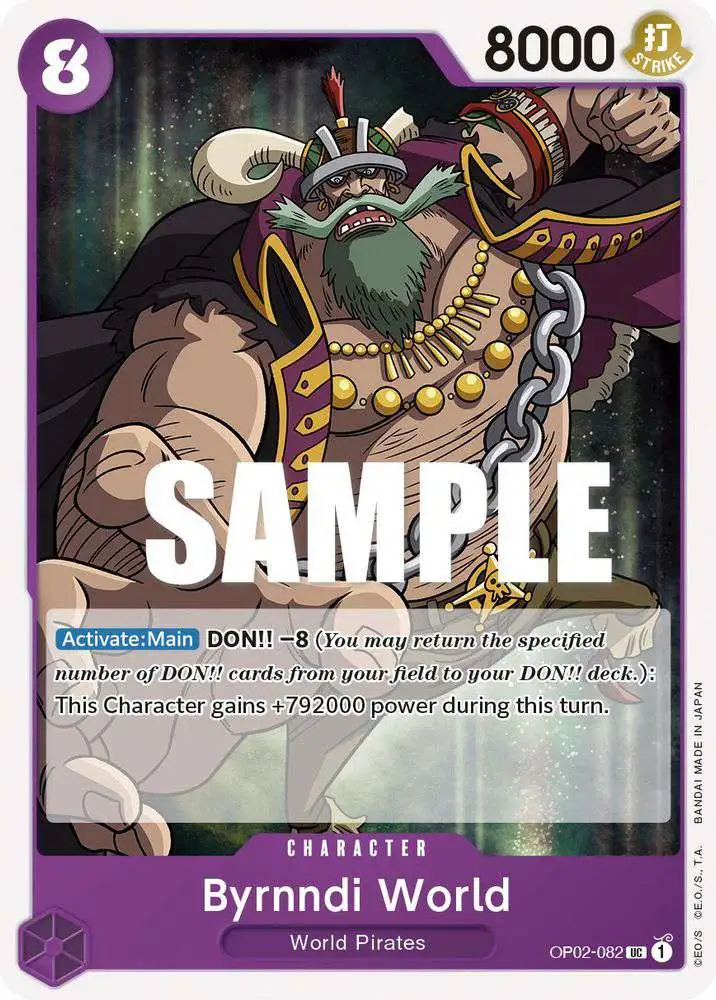 One Piece Trading Card Game Paramount War Single Card