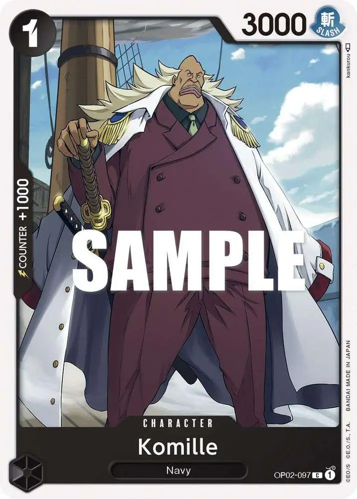 One Piece Trading Card Game Paramount War Common Komille OP02-097