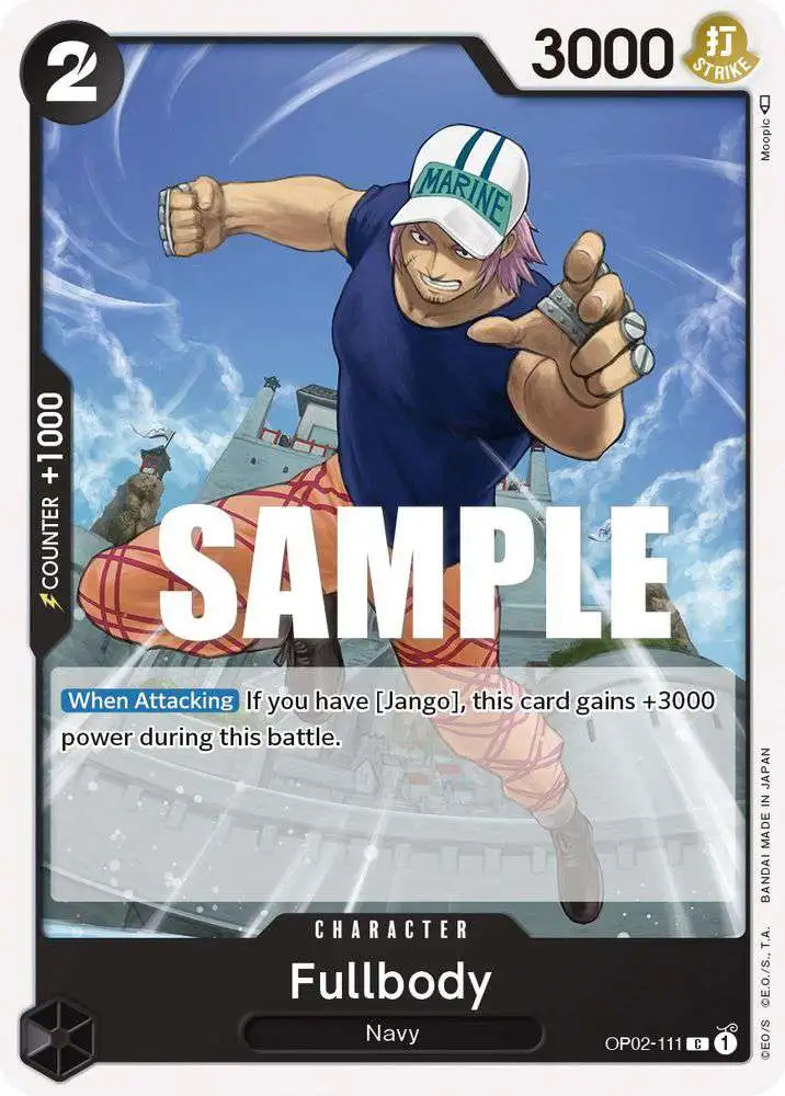 One Piece Trading Card Game Paramount War Common Fullbody OP02-111