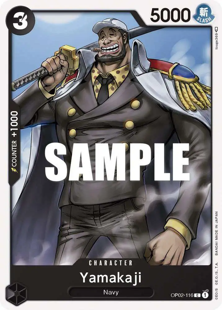 One Piece Trading Card Game Paramount War Common Yamakaji OP02-116