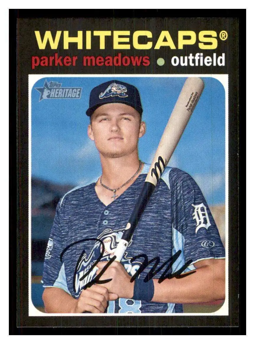 MLB 2020 Topps Heritage Parker Meadows #97 [Rookie]