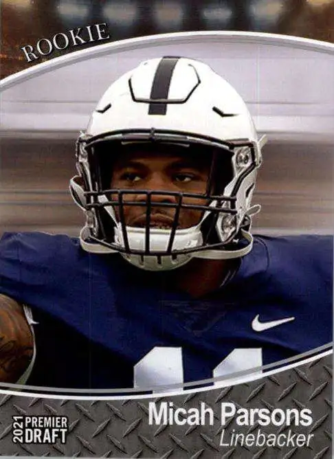 NFL 2021 Panini Playbook Football Micah Parsons Sparkle Parallel Trading  Card 145 Rookie - ToyWiz