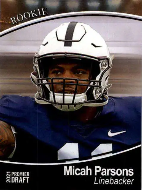 NFL 2021 Sage Premier Draft Single Card Black Micah Parsons 10