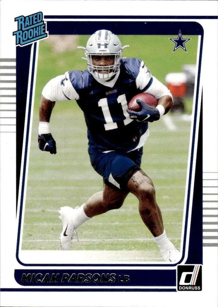 NFL 2021 Panini Playbook Football Micah Parsons Sparkle Parallel Trading  Card 145 Rookie - ToyWiz