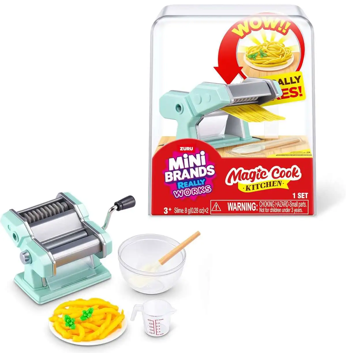 5 Surprise Mini Brands! Really Works Magic Cook Kitchen Pasta Maker Pack