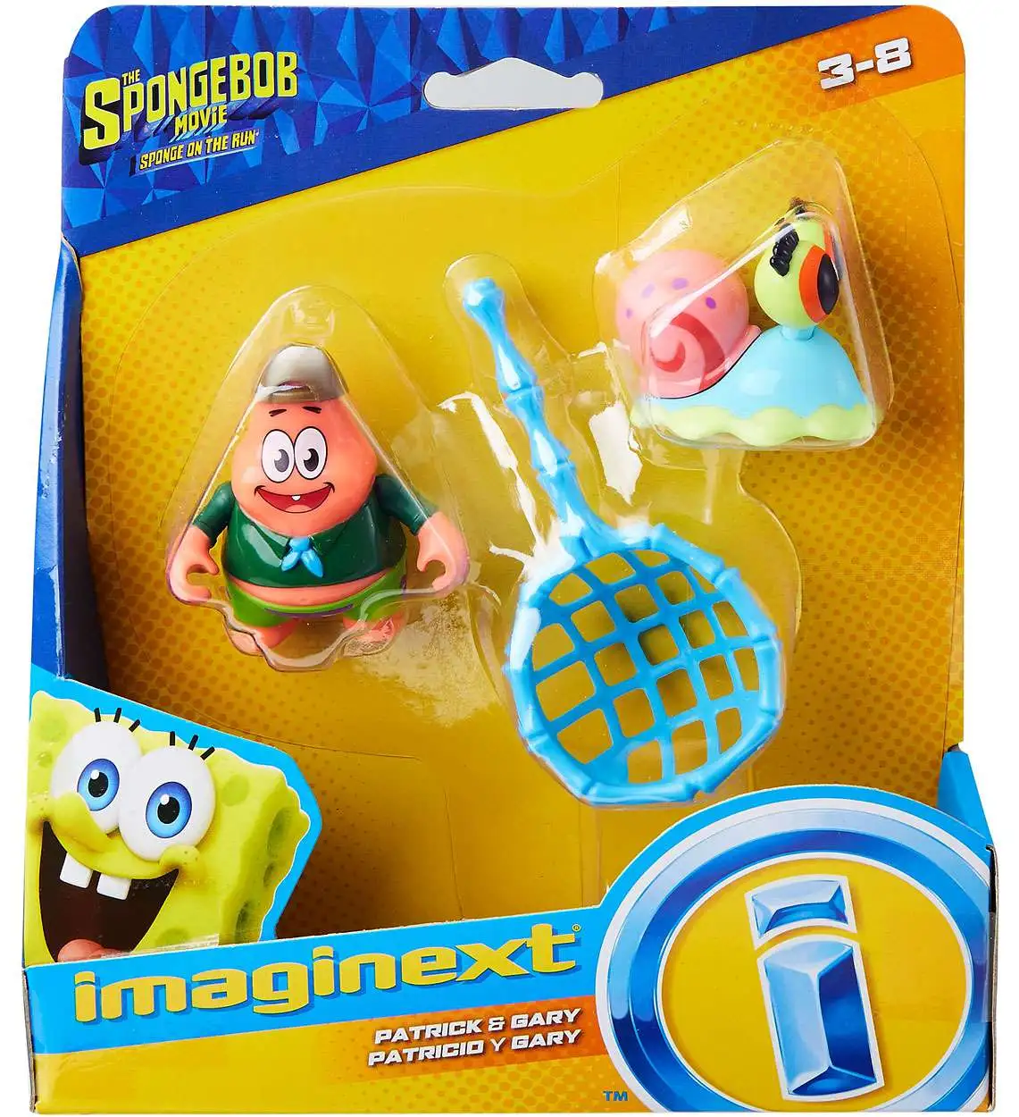 Patrick SpongeBob Mini Plush 6" NEW 2020 Squidward SpongeBob Movie Gary 