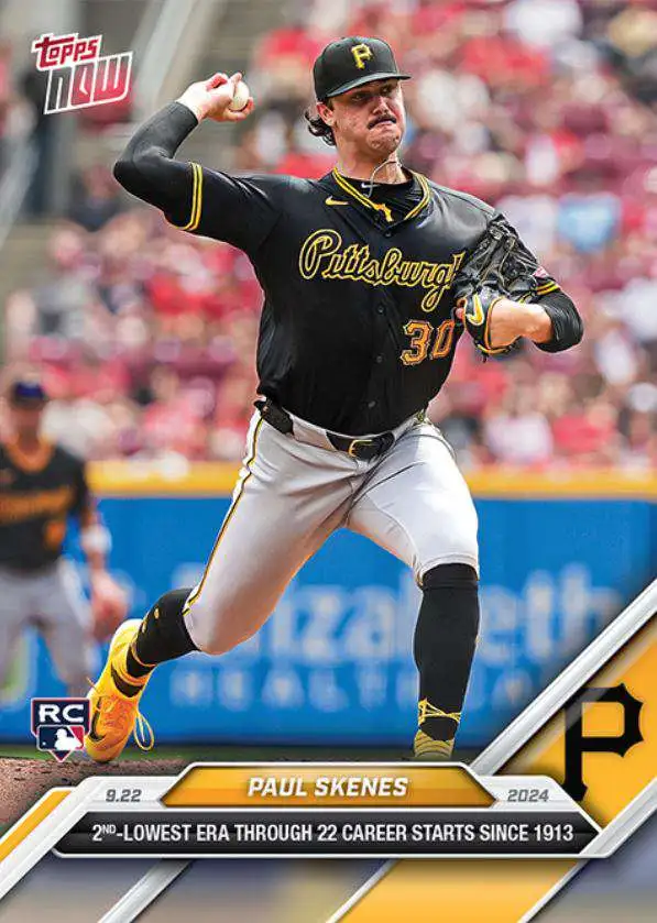 MLB Pittsburgh Pirates 2024 NOW Baseball Paul Skenes #739 [Rookie]