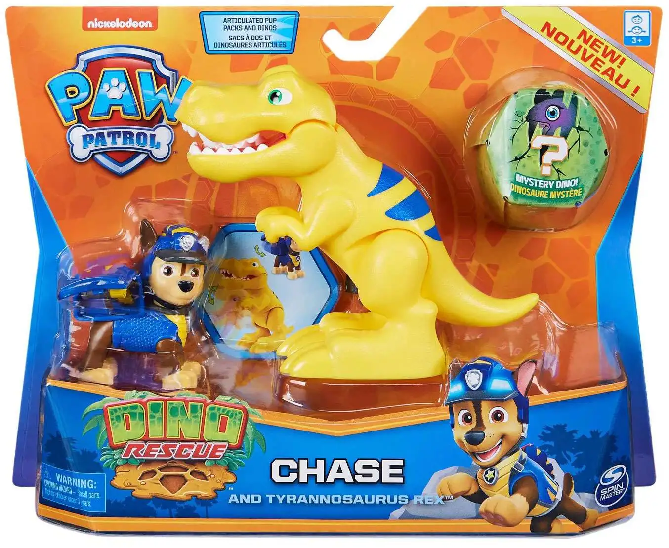 Chase Dino Rescue Véhicule Et Figurine
