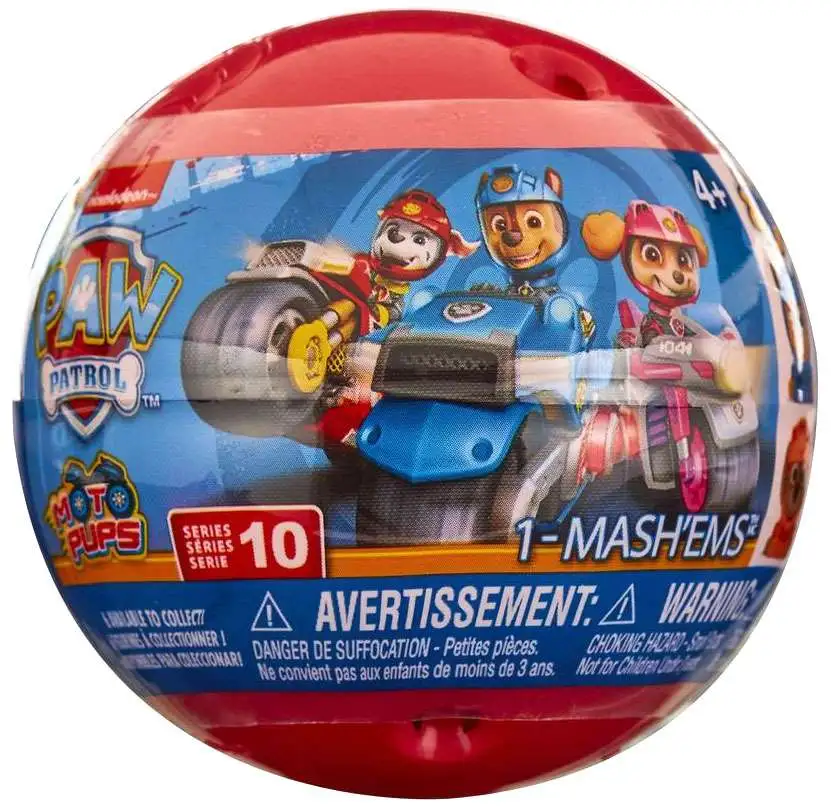 Paw Patrol MashEms Series 10 Moto Pups Mystery Pack [1 RANDOM Figure]