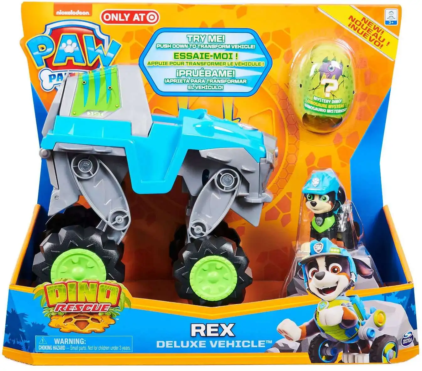 Details about   Paw Patrol Dino Rescue REX DELUXE VEHICLE Figure & Mystery Dino NEW 