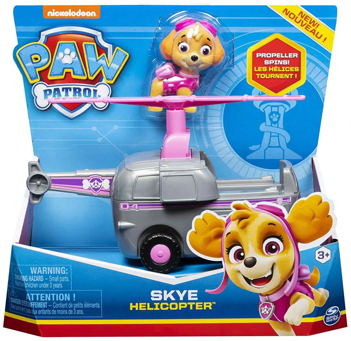 Nickelodeon Paw Patrol Skye Helicopter Racer NWT Spin Master