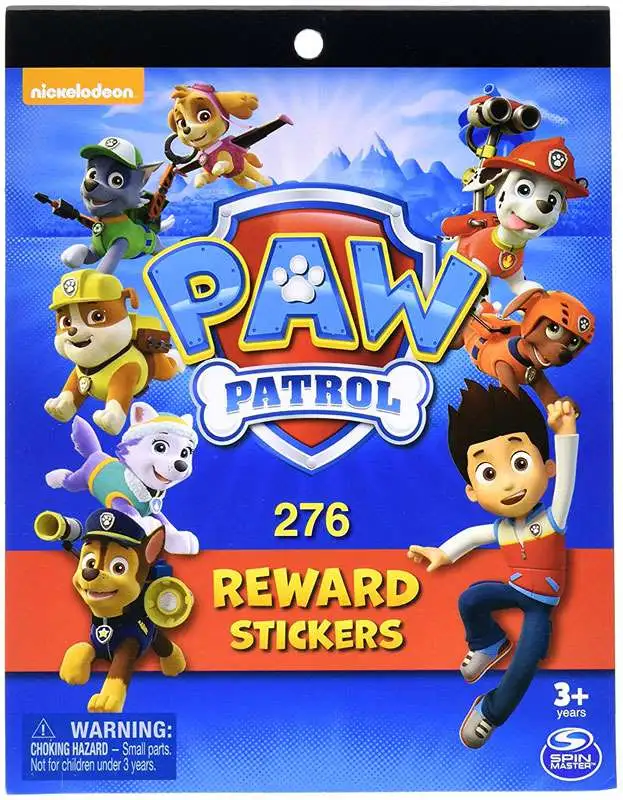 Paw Patrol 276 Reward Stickers Set