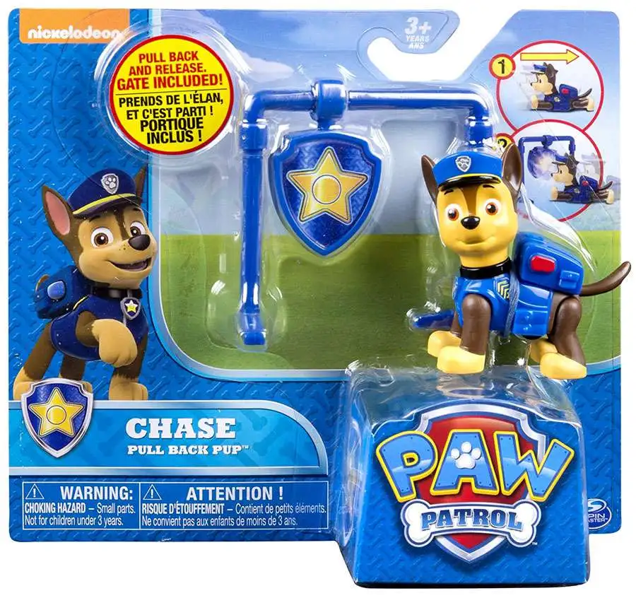 Paw Patrol Pull Back Pup Chase Figure