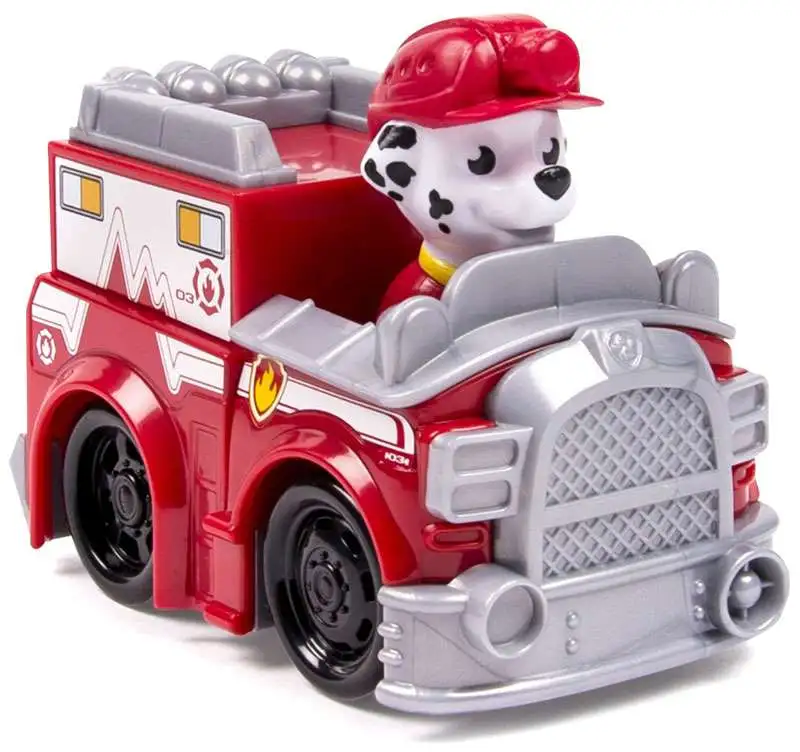 Paw Patrol Rescue Racer Marshall in EMT Vehicle Figure Figure Does Not ...