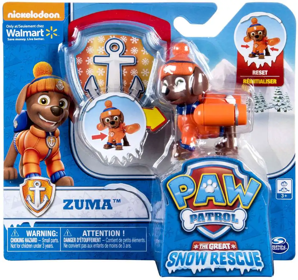 Paw Patrol Action Pack Badge Zuma Figure Spin Master - ToyWiz