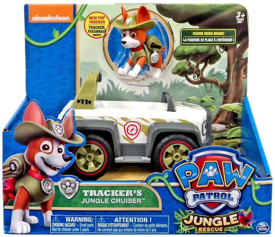 Pat'Patrouille Véhicule Tracker Jungle Cruiser avec personnage Spin