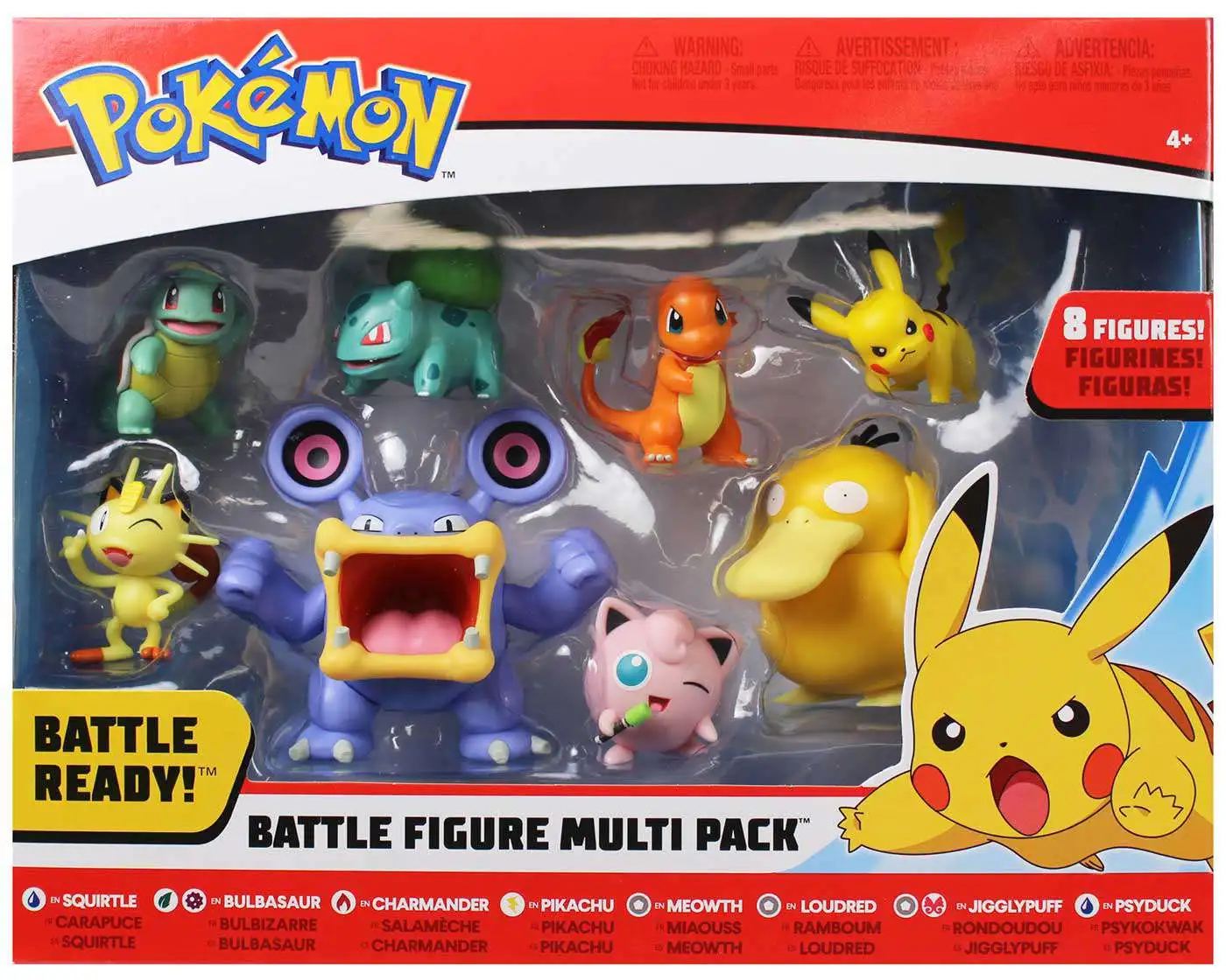 Pokemon Battle Figure Charmander, Bulbasaur, Squirtle, Pikachu ...