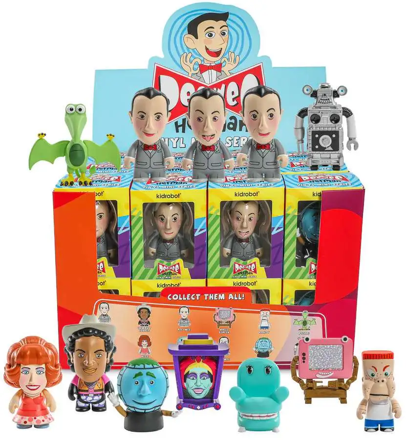 Pee-Wee's Playhouse Vinyl Mini Figure 3-Inch Box [24 Packs]