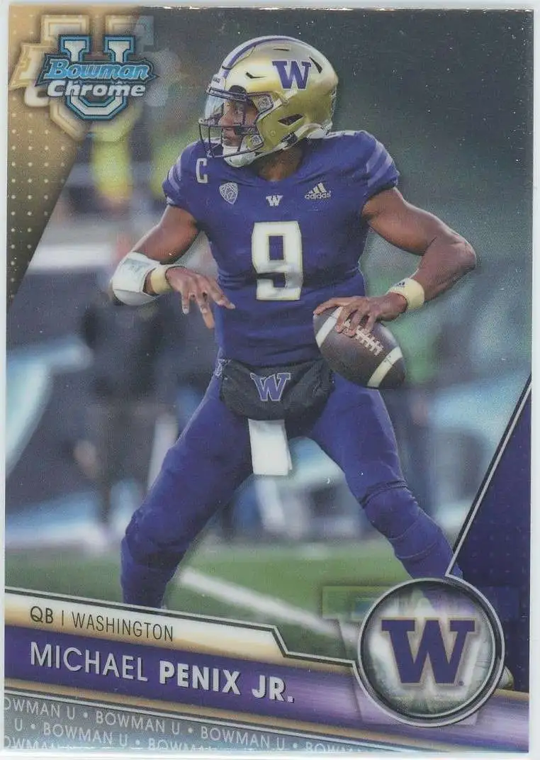 NFL 2023 Bowman Chrome U Michael Penix Jr. #141 [Rookie]