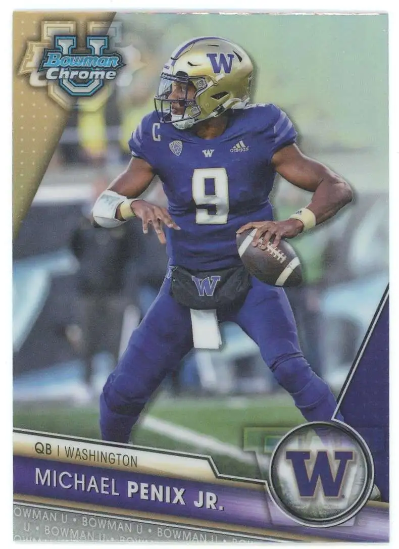 NFL 2023 Bowman Chrome U Refractor Michael Penix Jr. #141 [Rookie]