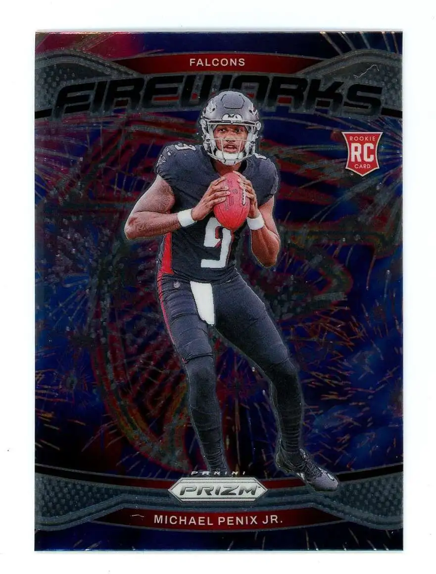 NFL 2024 Panini Prizm Football Fireworks Michael Penix Jr. #16 [Rookie]