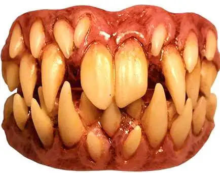 It -Horrifying Halloween Pennywise Fang Teeth 2017 Soft Flexible Plastic 