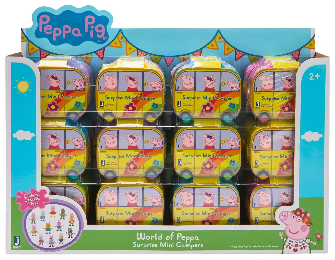 Peppa Pig World of Peppa Surprise Mini Camper Mystery Box [24 Packs]
